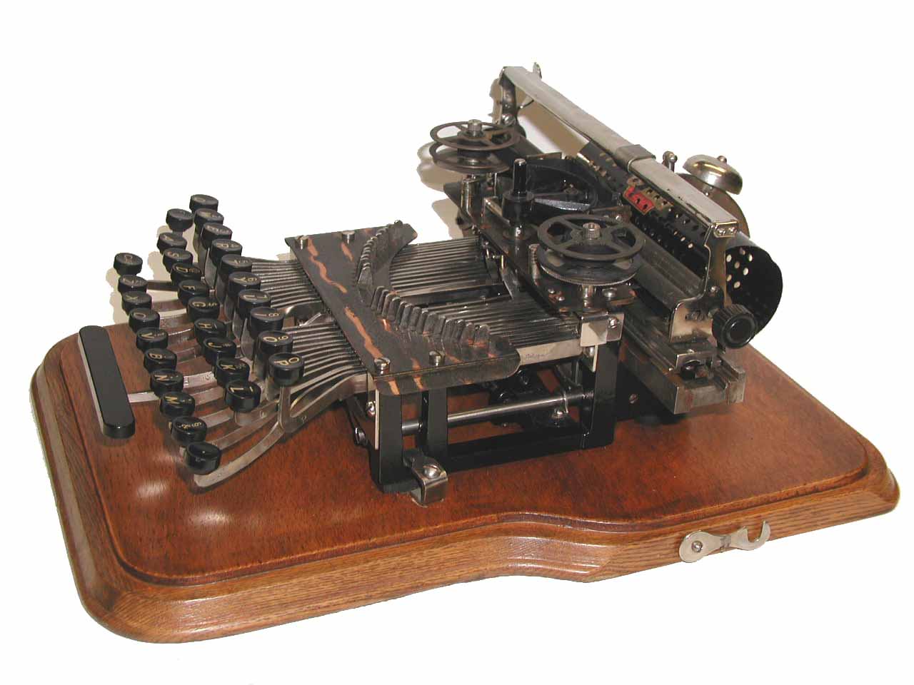 Keystone Typewriter The Keystone typewriter was a small, swinging sector typewriter.