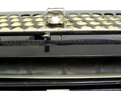 American Visible typewriter typeface