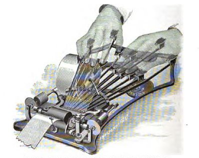 Anderson's Shorthand Typewriter Illustration
