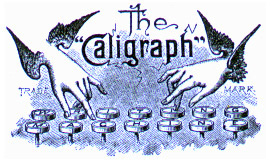 Caligraph Typewriter Logo