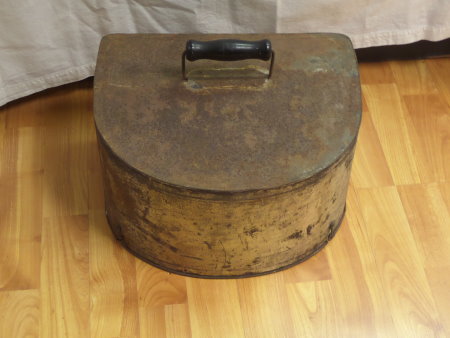Original Tin Cover with handle for National typewriter of 1889.