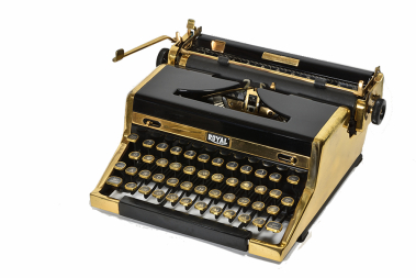 The Golden Royal Portable Typewriter, 1949