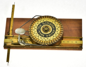 Simplex No. 1 Typewriter