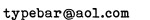 typebar@aol.com