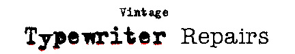 Typewriter Repairs