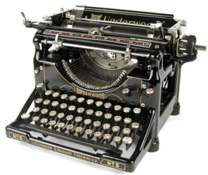Underwood No. 5 typewriter
